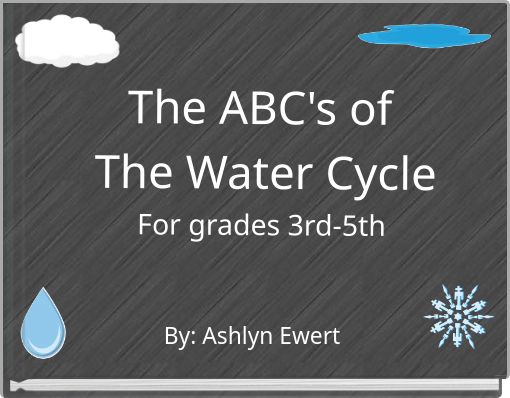 The ABC's of The Water Cycle For grades 3rd-5th