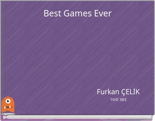 Front cover of 'Best Games Ever' 