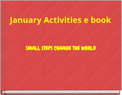 January Activities e book