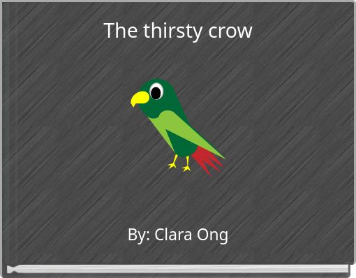 Front cover of 'The thirsty crow' 