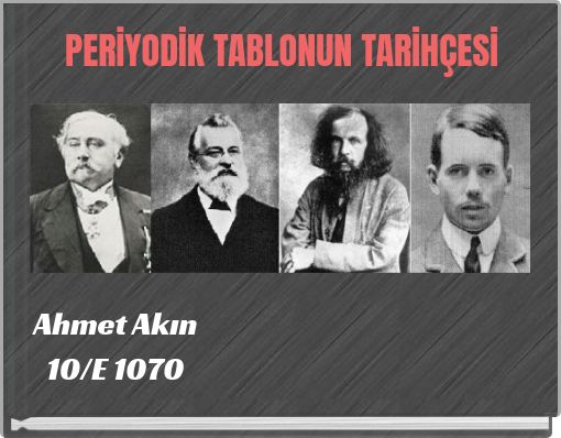 Front cover of 'PERİYODİK TABLONUN TARİHÇESİ' 