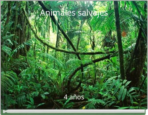 Front cover of 'Animales salvajes' 
