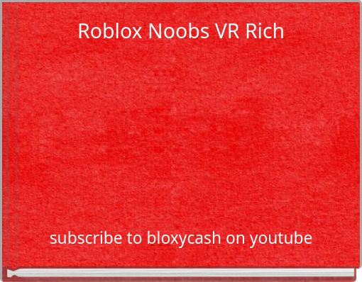 Front cover of 'Roblox Noobs VR Rich' 
