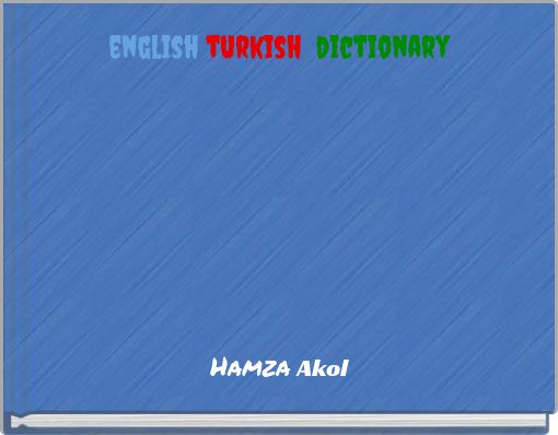 Book Cover for: english turkish dictionary