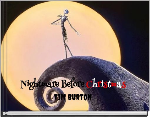 Front cover of 'Nightmare Before Christmas Tim Burton' 