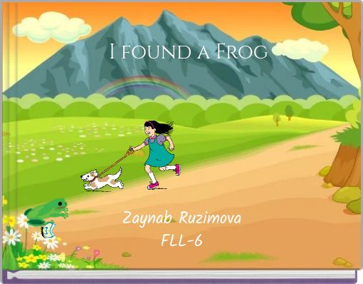 Front cover of 'I found a Frog' 