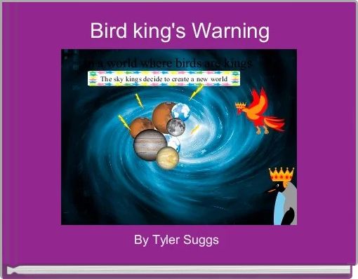 Front cover of 'Bird king's Warning' 