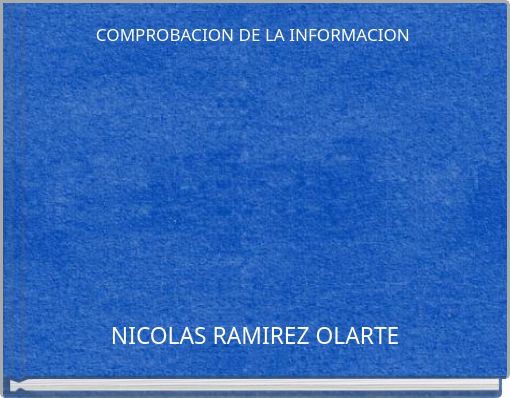 COMPROBACION DE LA INFORMACION