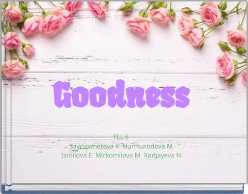 Book Cover for: Goodness