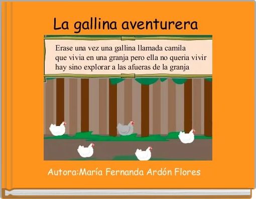 Front cover of 'La gallina aventurera ' 