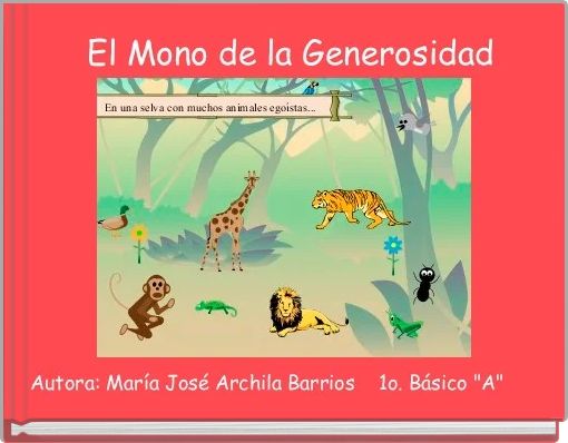 Front cover of ' El Mono de la Generosidad' 