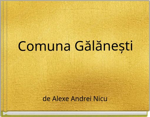 Comuna Gălănești