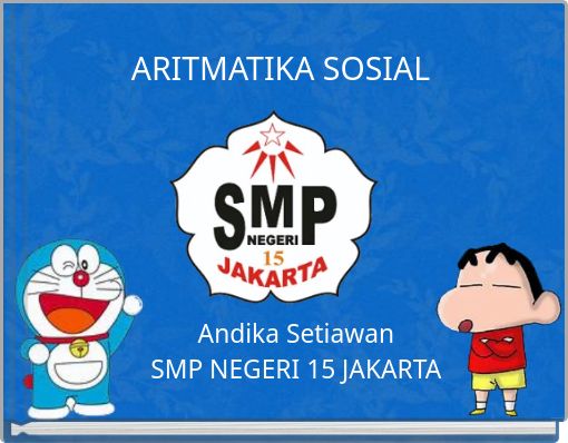 Front cover of 'ARITMATIKA SOSIAL' 