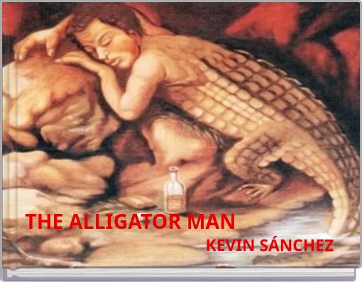 Front cover of 'THE ALLIGATOR MAN' 