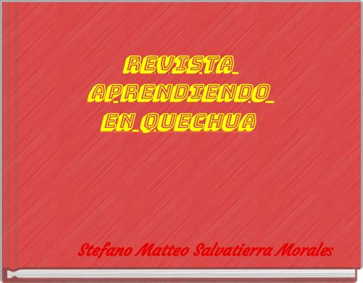 Revista aprendiendo en quechua