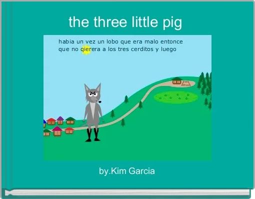 Front cover of 'the three little pig ' 