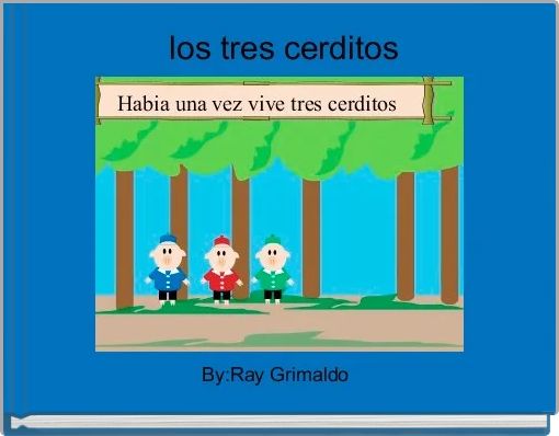 Front cover of ' los tres cerditos' 