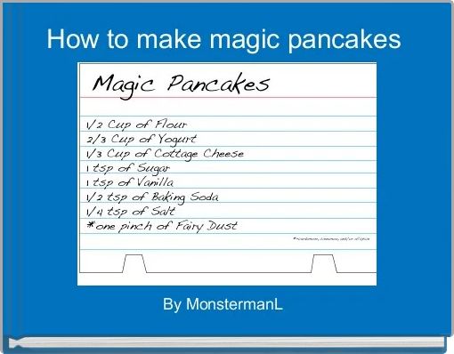 Front cover of 'How to make magic pancakes ' 