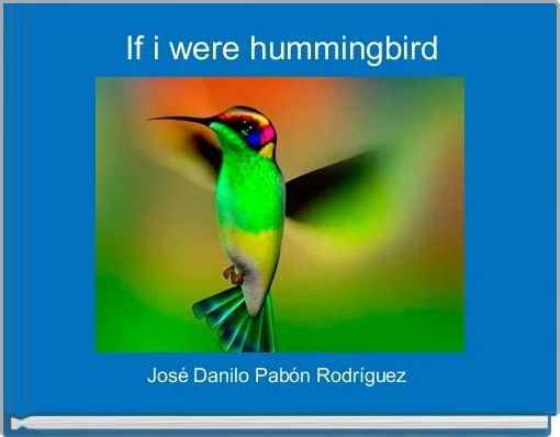 Front cover of 'If i were hummingbird' 
