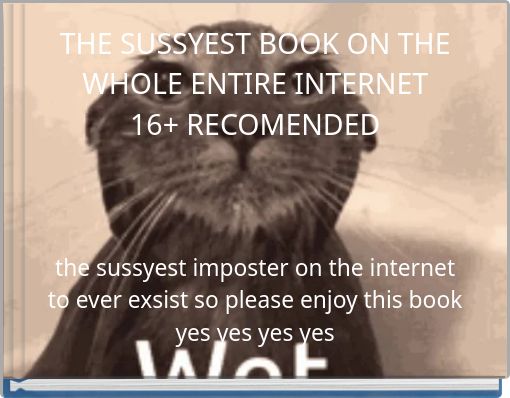 THE SUSSYEST BOOK ON THE WHOLE ENTIRE INTERNET16+ RECOMENDED
