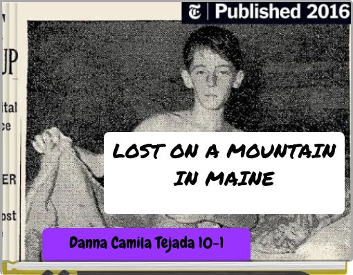 LOST ON A MOUNTAIN IN MAINE