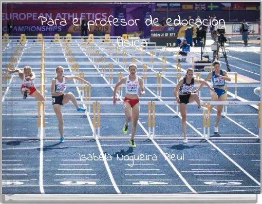 Front cover of 'Para el profesor de edocación física' 