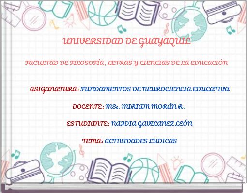UNIVERSIDAD DE GUAYAQUIL FACULTAD DE FILOSOFÍA, LETRAS Y CIENCIAS DE LA EDUCACIÓN
