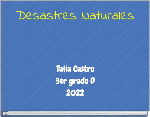Desastres Naturales