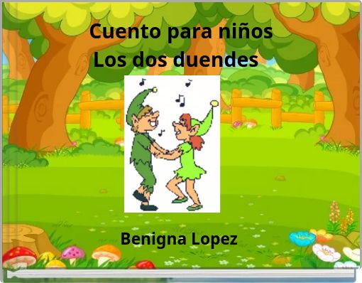 Front cover of 'Cuento para niños Los dos duendes' 