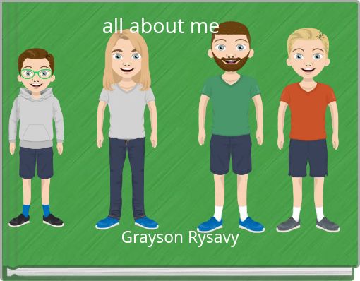 Front cover of 'all about me' 