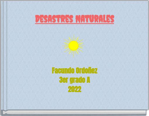 Desastres Naturales