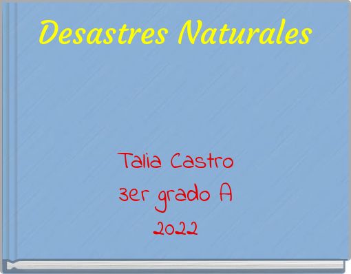 Desastres Naturales