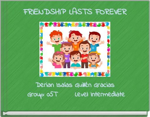 Front cover of 'FRIENDSHIP LASTS FOREVER' 