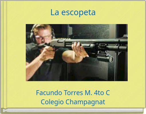 Book Cover for: La escopeta