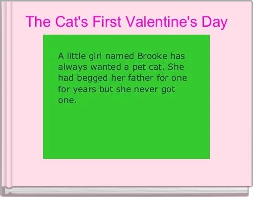 Front cover of 'The Cat's First Valentine's Day' 