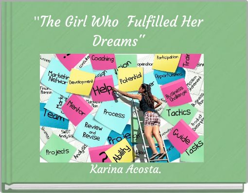 Front cover of '''The Girl Who Fulfilled Her Dreams''' 