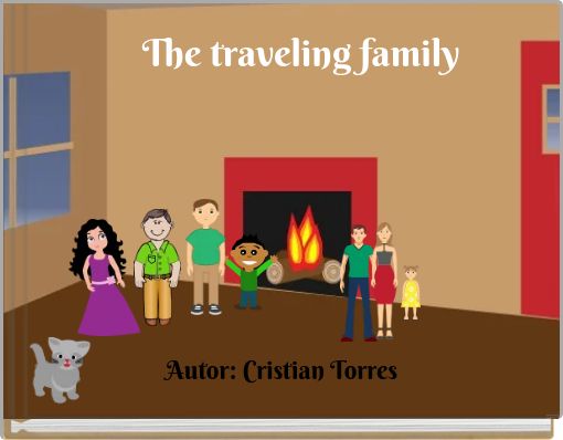 Front cover of 'The traveling family' 