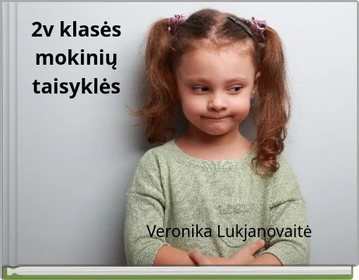 2v klasės mokinių taisyklės