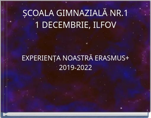 ȘCOALA GIMNAZIALĂ NR.1 1 DECEMBRIE, ILFOV