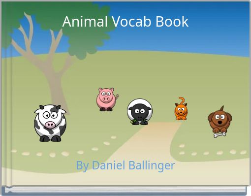Animal Vocab Book