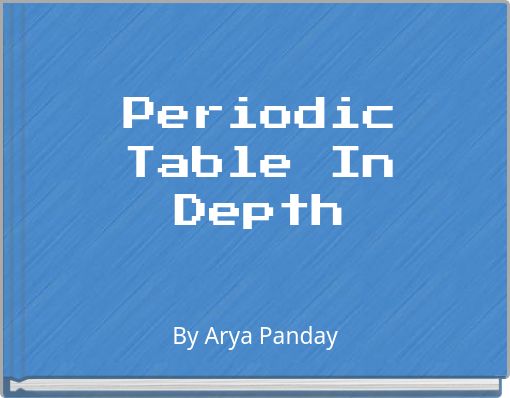 Periodic Table In Depth