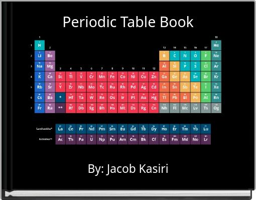 Periodic Table Book