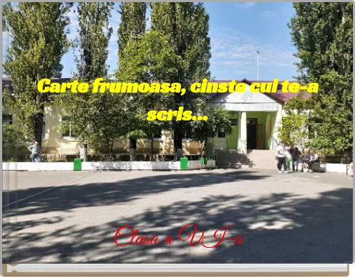 Carte frumoasa, cinste cui te-a scris...