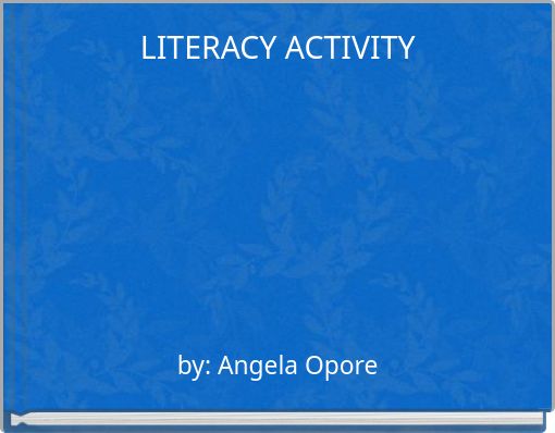 LITERACY ACTIVITY