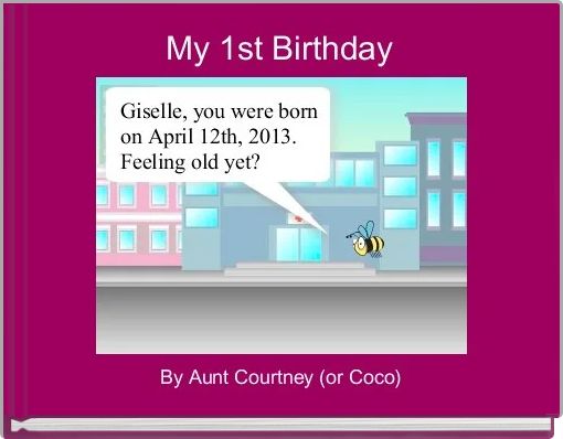 Front cover of 'My 1st Birthday ' 