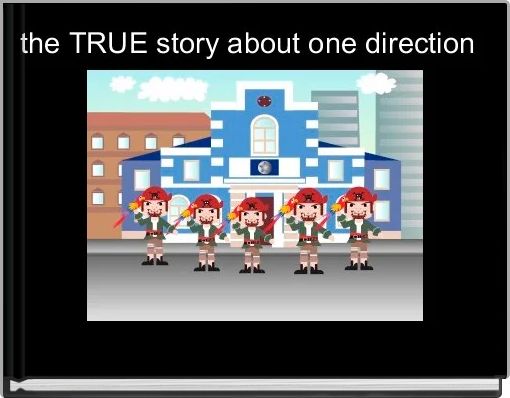 Book Cover for: the TRUE story about one direction 