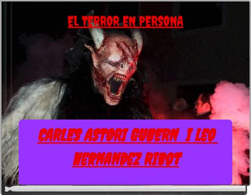 Front cover of 'EL TERROR EN PERSONA' 