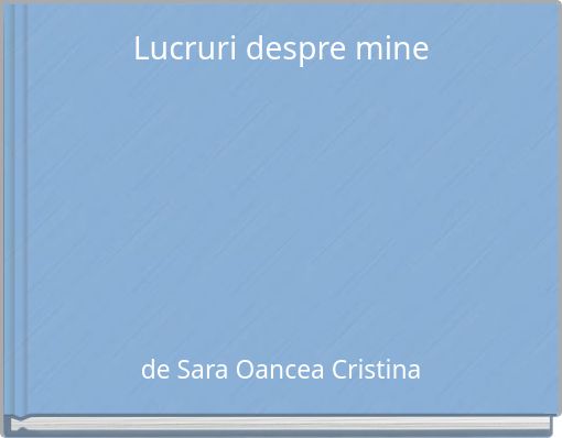 Lucruri despre mine