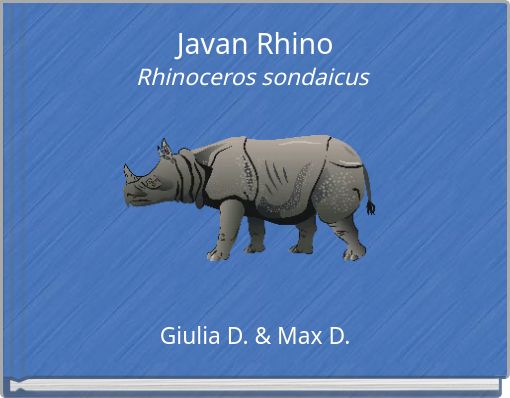 Javan Rhino Rhinoceros sondaicus