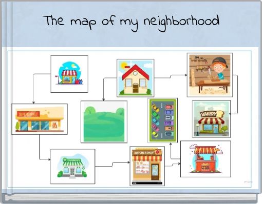 The map of my neighborhood +